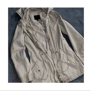 Cream Cinched Jacket